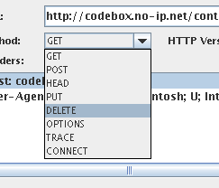 HTTP method list