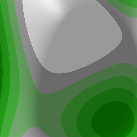 Single application of Perlin Noise with parameter 1
