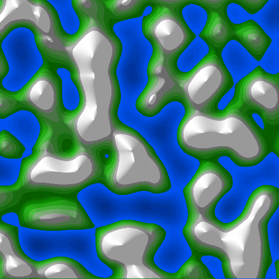 Single application of Perlin Noise with parameter 7