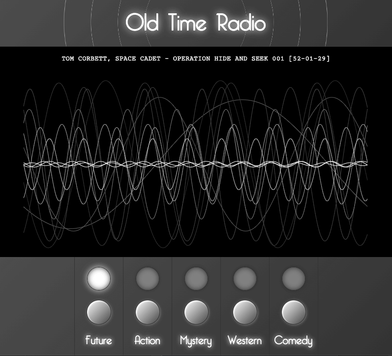 Old Time Radio website screenshot