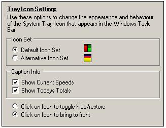 System Tray Icon Settings